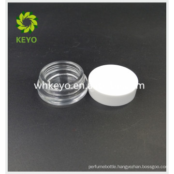 5ml new products cosmetic container skin care cream glass jar with plastic cap aluminium cap